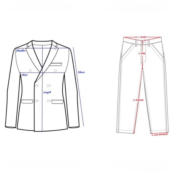 38S 2Pc Suit Men's Black William Rast Blazer & Pants - Picture 15 of 15